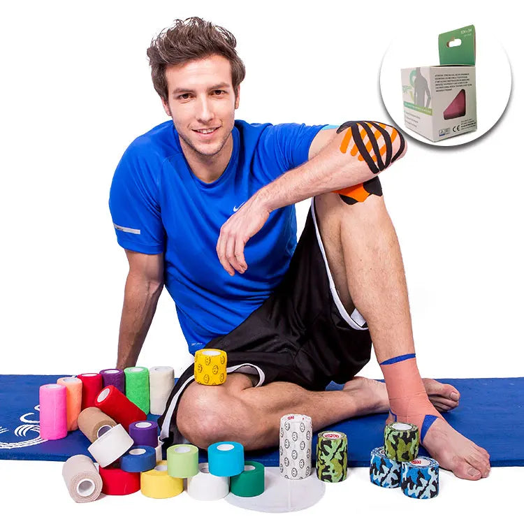 Wholesale Waterproof Kinesiology Tape Athletic Mulse Tape Custom Logo Sports Rocktape Kinesiology Tape