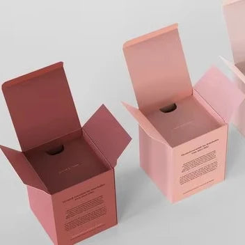High-Quality Custom Luxury Candle Box Packaging with Insert Art Paper Gold Foil Stamping Embossing Folder for Custom Candles