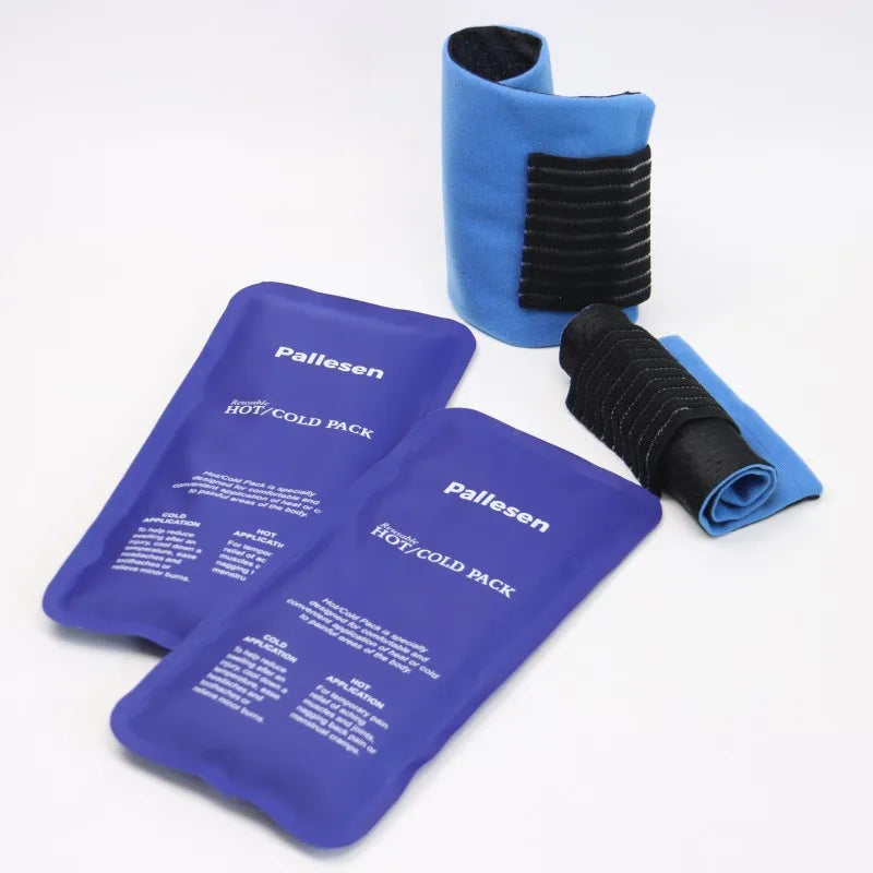 Ice Pack Reusable Hot and Cold Therapy Gel Wrap Support Injury Recovery Alleviate Joint and Muscle Pain Knee Heat Compress