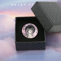 Wholesale Crystal Glue Ring Colorful Lash Glue Holder Blooming Cups Adhesive Glue Rings Pink White Blue Purple Washable