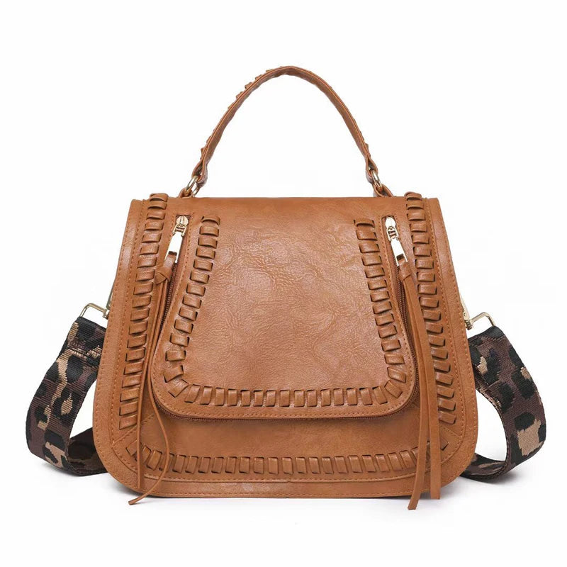 Designer Women's Crossbody Bag Monogrammed Messenger Crossbody Bag Straps Vegan Leather Bags