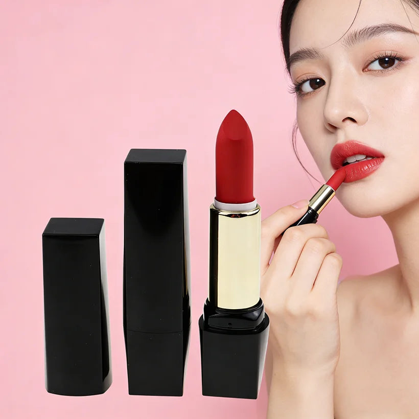 Hot Selling  Cosmetics  Creamy Wholesale Matte Lipstick  Private Label