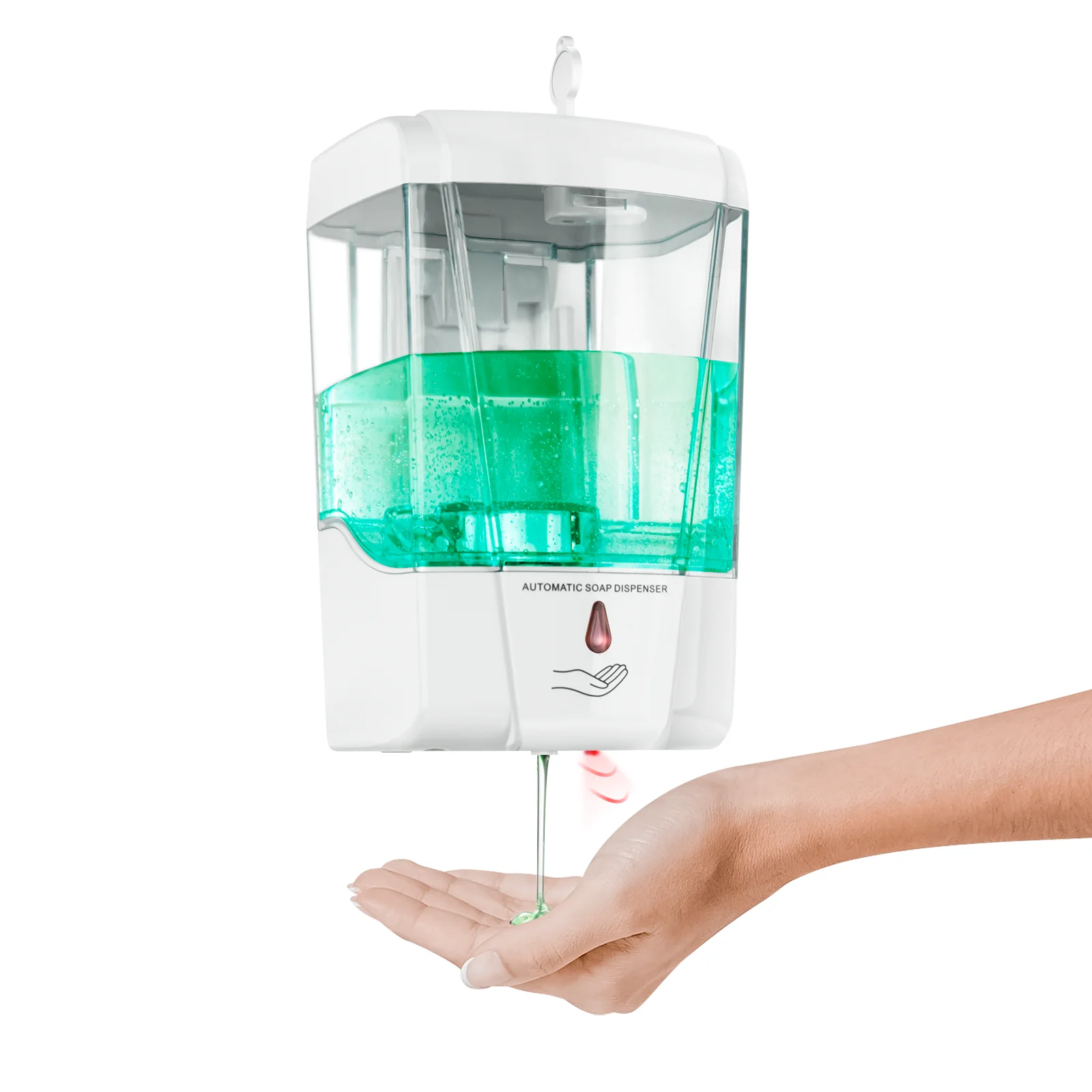 700ml Refillable Hotel Bathroom Toilet Automatic Liquid Gel Soap Dispenser