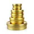 Stocked Empty Round Case Gold Box 5G 10G 15G 30G 50G 100G 125G 250G 500G Caviar Tin