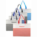 Wholesale Custom Logo Printed Reusable Tote Bag Ultrasonic Shopping Heat-Sealed Non-Woven Bag Letter Pattern Cheap Price