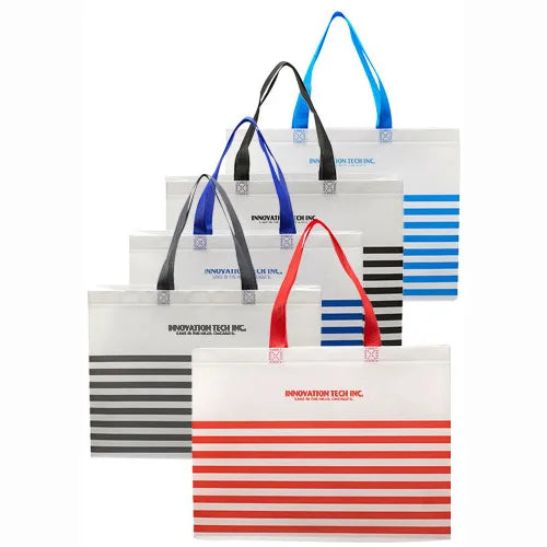Wholesale Custom Logo Printed Reusable Tote Bag Ultrasonic Shopping Heat-Sealed Non-Woven Bag Letter Pattern Cheap Price