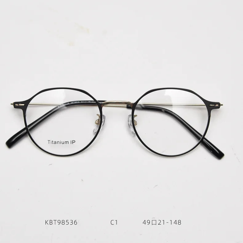 2026 Fashion Pure Titanium Glasses Frame Men Women Optical Male Eyeglasses Frames Myopia Eye Glasses Full Metal Eyewear
