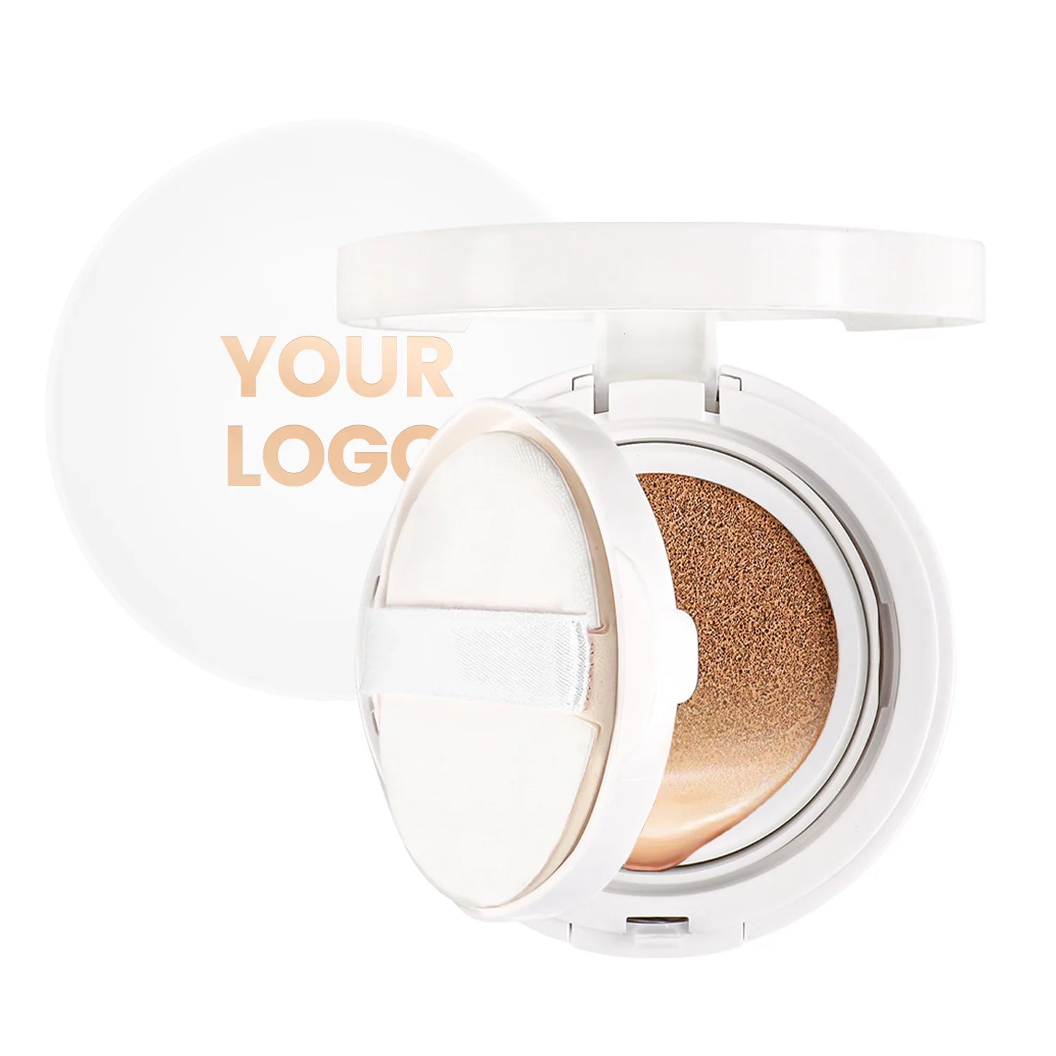 Vegan Full Coverage Air Cushion BB Cream Foundation Waterproof Lightweight All-Day Long-Lasting Makeup Concealer Cushion