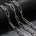 Wholesale Simple Style Waterproof Stainless Steel Oval Link Chains DIY Jewelry Making Findings Necklaces Bracelets Accessories