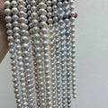 Wholesale White Pearl Necklace 10-14mm Good Quality Strand String Edison Freshwater Pearl Jewelry for Women