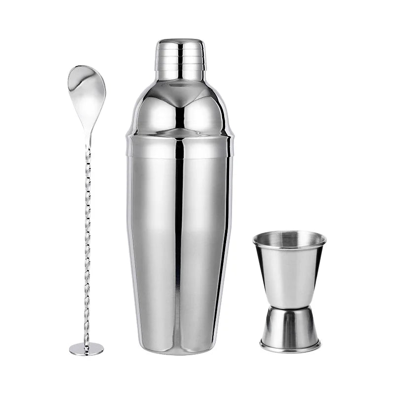 Stainless Steel Bartender Kit Premium Bartendering Tool for Home Bars Traveling Outdoor Parties