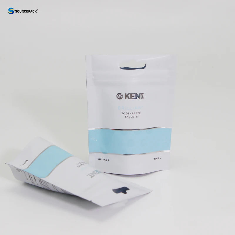 Factory Customized Plastic Bags Laundry Detergent Tablets Toothpaste Tablets Hand Wash Tablets Packaging Bags