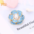 2026 New Arrival Rhinestone Brooch Lapel Pin Enamel Flower Crystal Costume Corsage Brooches for Winter Coats