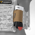 IDOGEAR Tactical Tourniquet Pouch Elastic TQ Pouch 500D Nylon Hook&Loop Tactical Tourniquet Holder for Tactical Vest Belt