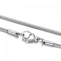 Wholesale Unisex Jewelry Fashion Stainless Steel Necklace Chain Original Color Different Size for Choice 1599989