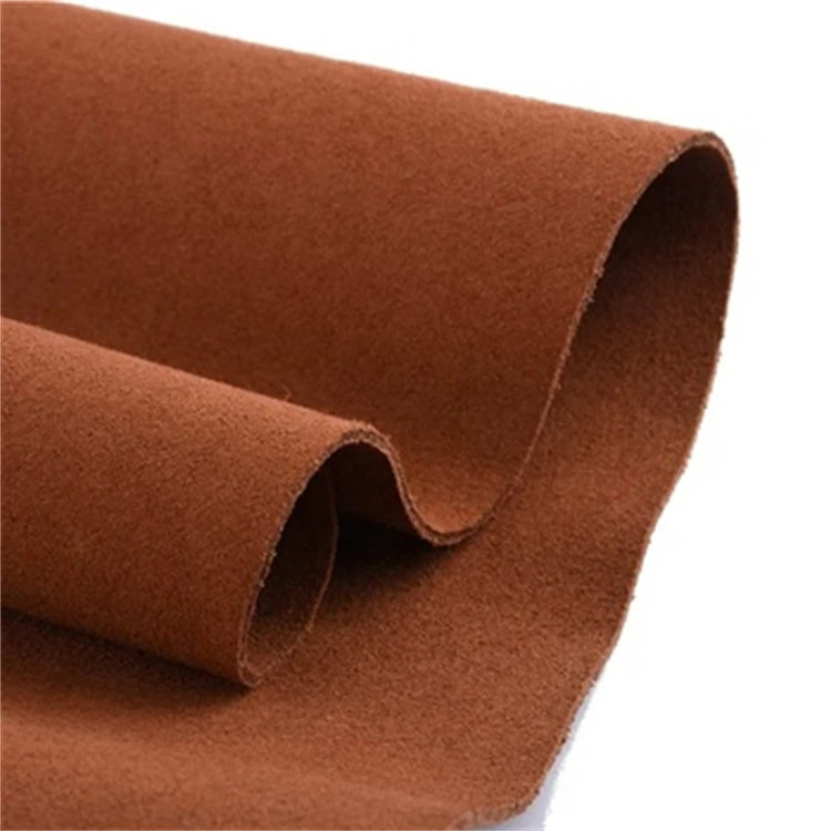 Double Face Microfiber Suede Leather Fabric 0.4mm-2.0MM Available for Decorative Furniture Shoes Bags Jewel Cases