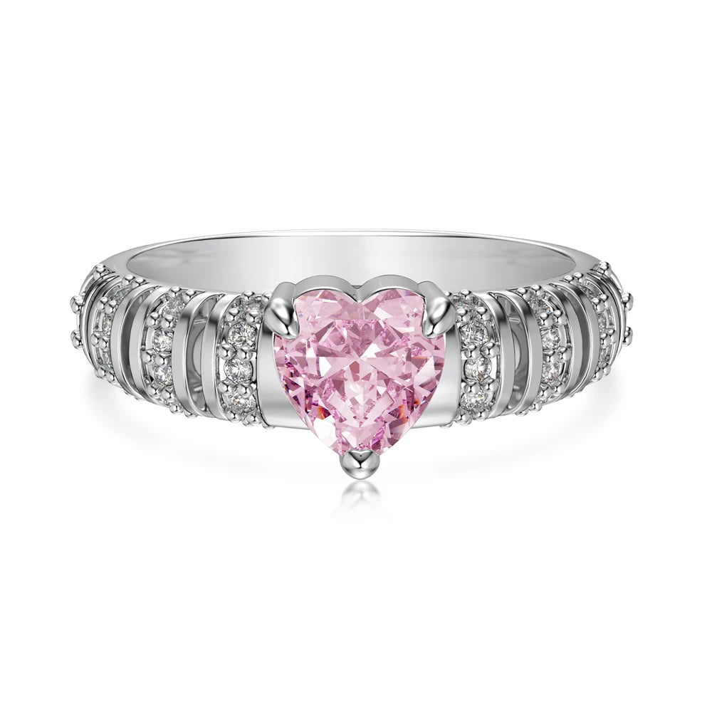Dylam New Designer 925 Sterling Silver Rhodium Plated Eternity Wedding Band 8A Crushed Iced Out Cut Zirconia Women Jewelry Rings