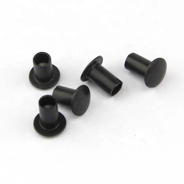 Rivet for Furniture Black Oxide Iron Steel Half Hollowed Round Head Semi Tubular Rivet