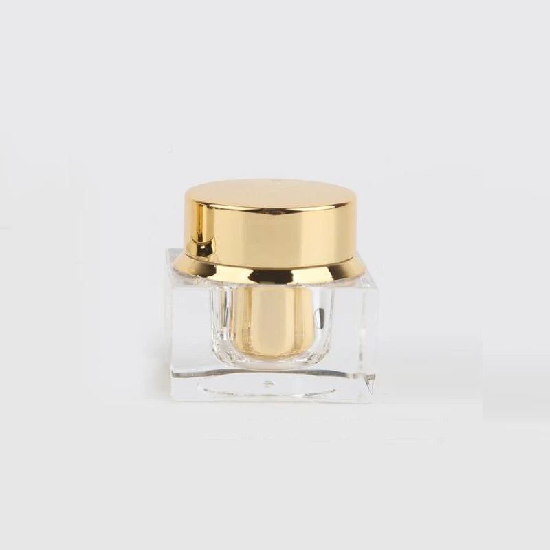 Stock Ready Ship 5g Factory Price Cosmetic Skincare Packaging Fashion Empty Cream Container Acrylic Cream Jar Plastic Cap Sengmi