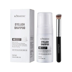 KORMESIC Private Label Brush Shampoo Cleanser Lash Cleaning Brush Eye Lash Cleanser Eyelashes Cleaning Lash Shampoo