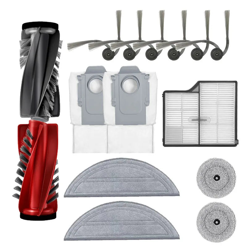 Roborock Saros 10 Accessories G30 Main Side Brush Filter Size Wipes for Stone Sweeping Robot Manual/Electric/Gas Car/RV Plastic