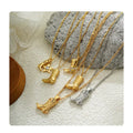 Waterproof Anti-tarnish Cowboy Jewelry 18k Gold Stainless Steel Zircon Necklace Western Cowboy Boots Fashion Pendants Necklaces