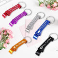 Promotional Gifts Customized Mini Portable Metal Alloy Aluminum Beer Custom Keychain Bottle Opener Cheap With Your Logo