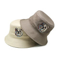Custom Unisex Fashion Embroidery Animal logo Reversible Double Sided Bucket Hat
