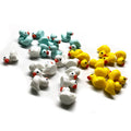 10pcs-1.8cm Mini Duck 3D Resin Craft Decorative Garden Miniature OrnamentDIY Decoration Toy Accessory Kawaii