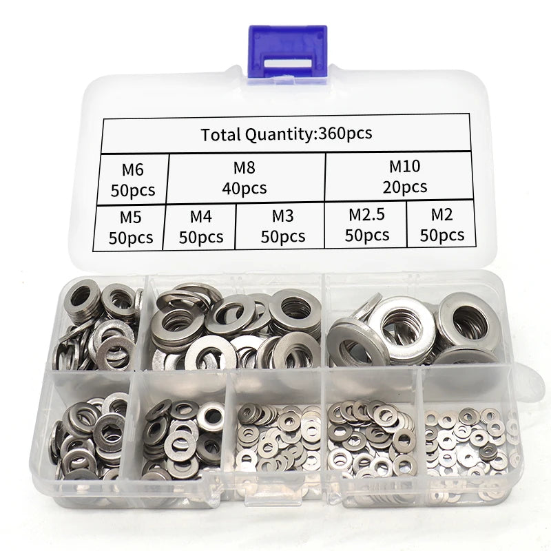OEM 30mm Flat Washer Kit 304/316 Stainless Steel 0.2mm Thin Flat Washers for Industrial Use