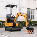 Free Shipping Mini Excavator Mini Digger Machine 1.2 Ton Small Excavator with Roof