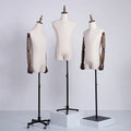 Wholesale Black Male Half Torso Body Mannequin