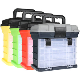 SNEDA Fishing Factory Direct Sale 5 Layer Portable Fishing Tackle Box Accessories Storage Box