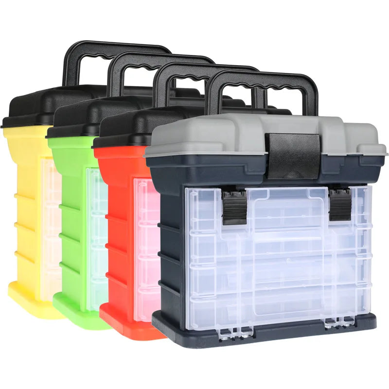 SNEDA Fishing Factory Direct Sale 5 Layer Portable Fishing Tackle Box Accessories Storage Box