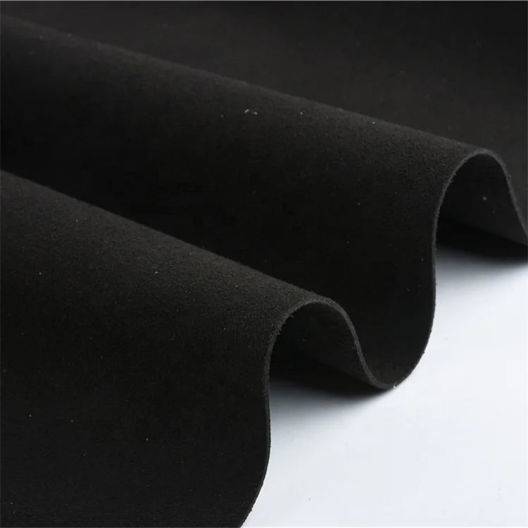 0.4Mm-1.0Mm Anti Static Fabric Microfiber Conductive Leather Microfiber Suede Fabric for Safety Shoes Anti-Static Clothing