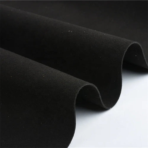 0.4Mm-1.0Mm Anti Static Fabric Microfiber Conductive Leather Microfiber Suede Fabric for Safety Shoes Anti-Static Clothing