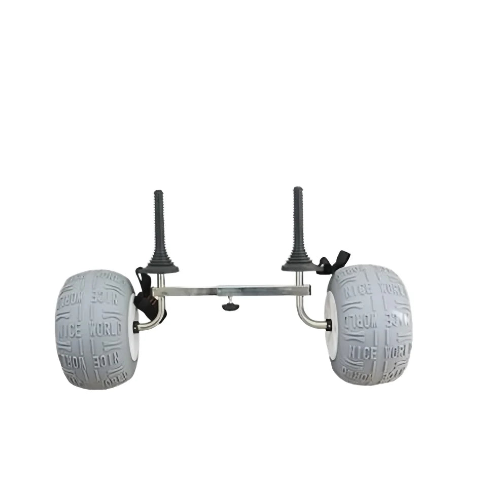Kayak Accessories Cart Canoe Trailer Beach Boat Trailer with Rubber Sheathed Webbing Fixed to Protect Hull Kayak  Trailer