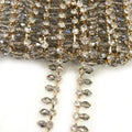 S238 15mm Factory Supply Crystals Chain Trimming Diamante Rhinestone Chain Trimming for Dress MegaBDM