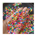 1.5*7mm Long Cylindrical Polymer Hot Soft Clay Sprinkles Colorful for DIY Crafts Tiny Cute Plastic Klei Accessories