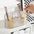 PET Transparent Plastic Desktop Organizer Injection Cosmetics Storage Box for Lipstick Skincare Dressing Table Accessory