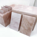 Wholesale Custom logo Proof Lash Storage Box Lash Pallet Acrylic White Pink Marble Display Lash Box Acrylic Eyelash Organizer