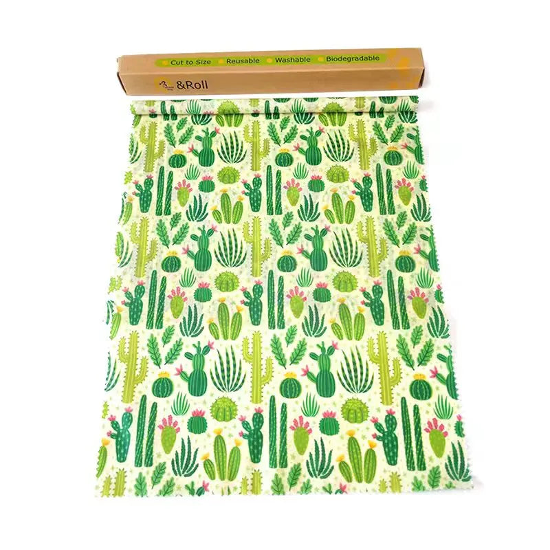 Organic Reusable Beeswax Food Wrap Beeswax Food Wrap Roll