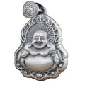 New Arrivals Sterling Silver 999 Vintage Buddha Fu Zi Pendant for Men and Women Ethnic Style Maitreya Buddha Pendant Jewelry