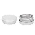 25g Plain Aluminum Tin Box Empty Round Cosmetic Cream Aluminum Jar Empty Aluminum Tin Box for Body Cream
