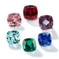 Starsgem 0.5ct 0.7ct 1ct 2ct 3ct  Lab Created Emerald Blue Sapphire Alexandrite Cushion Shape Lab Gemstones