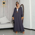 Zaynab Abaya Women Muslim Dress Wholesale Dubai Latest Satin Arab Women'S Colorful Abaya Dubai Luxury Dubai New Jalabiya