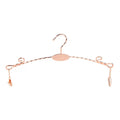 Close Fitting Clothing Commercial Exhibition Metal Customized Superior Quality Lingerie Hangers
