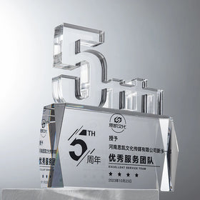 Small Bridge New Design Premium Wholesale Custom New Crystal Annual Trophy With Quality Assurance