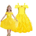 Kids Pink Ball Gown Christmas Birthday Princess Costumes Fancy Sleeping Beauty Dress for Girl DISP-007