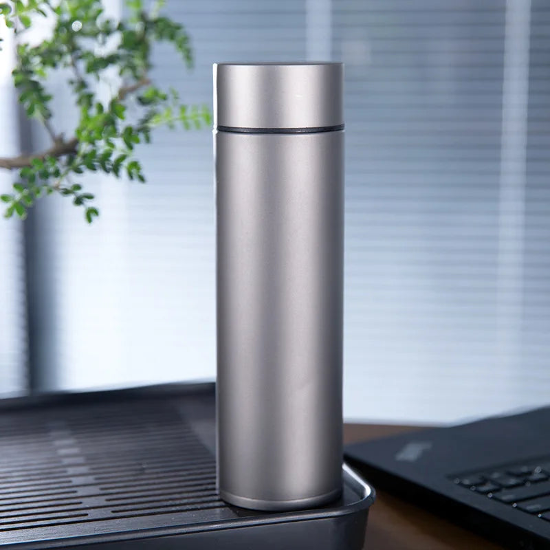 Insulated Cup Outdoor Camping Travel Business Use Water Tea Brewing Kettle Tea Filter 450ml 0-6 Hours Heat Preservation